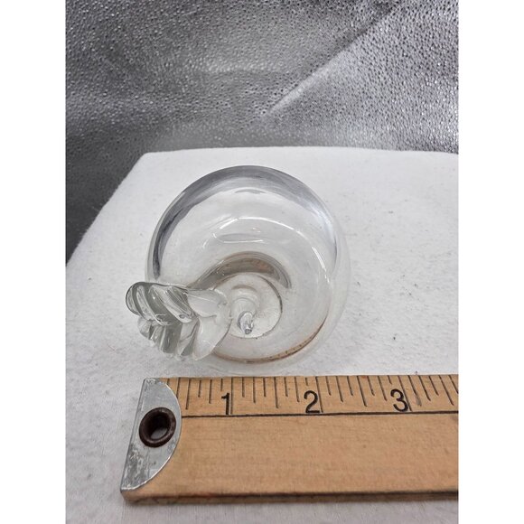 Apple & Pear Clear Glass Figurines  3 Inches - Picture 9 of 10